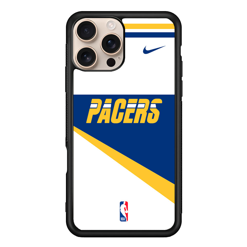 NBA Indiana Pacers White Nike iPhone 16 Pro Max Case - Altracase