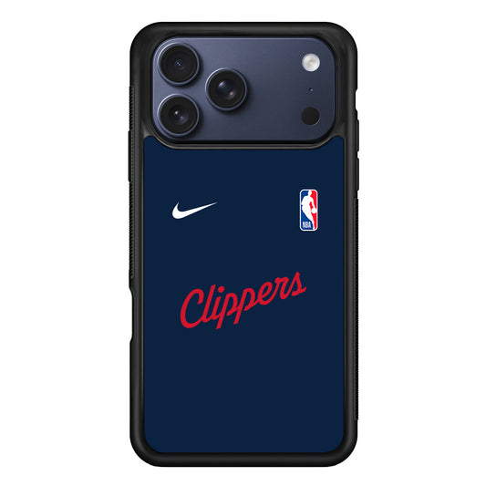 NBA LA Clippers Navy Nike iPhone 17 Pro Case - Altracase