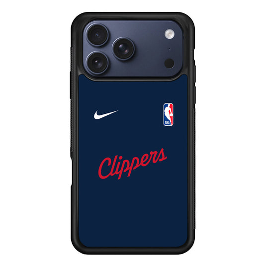 NBA LA Clippers Navy Nike iPhone 17 Pro Max Case - Altracase