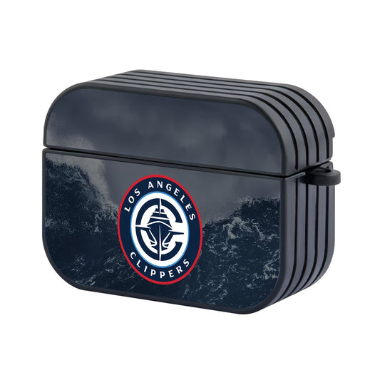 NBA LA Clippers Wave Apple Airpods Pro 2 Case-Airpods Pro 2 Case-Altracase