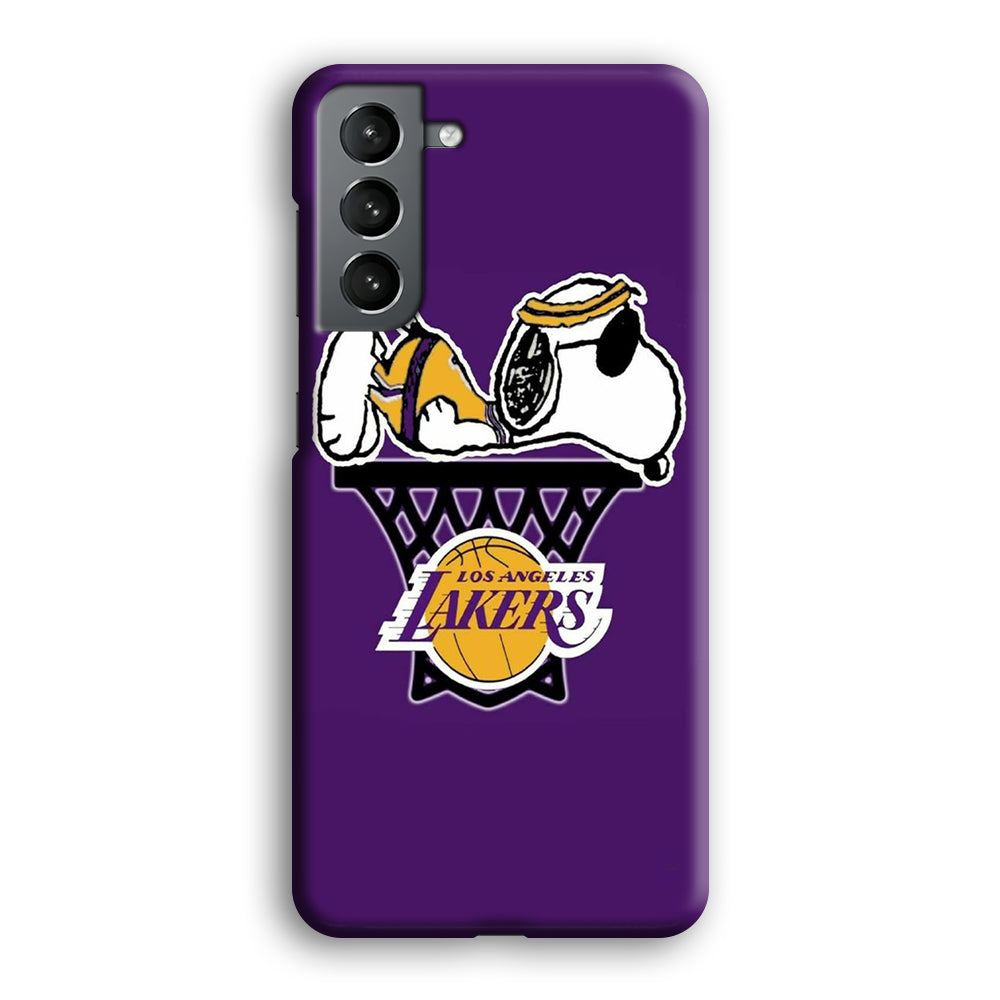 NBA Lakers Snoopy Basketball Samsung Galaxy S23 Plus Case