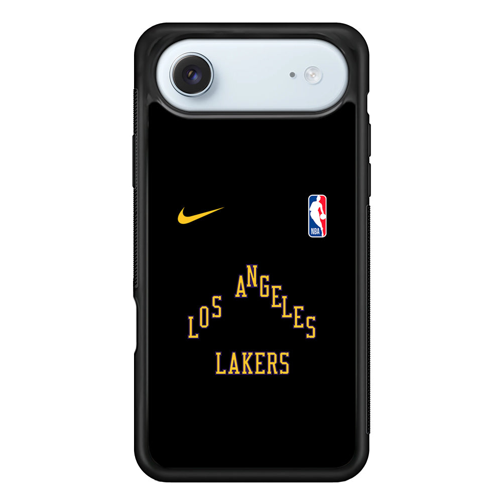 NBA Los Angeles Lakers Black Nike iPhone 17 Air Case - Altracase