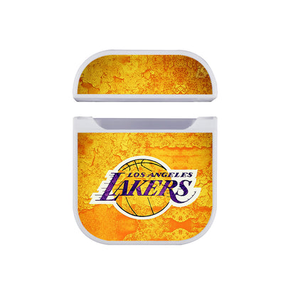 NBA Los Angeles Lakers on The Wall Apple AirPods Case-AirPod Case-White-Altracase
