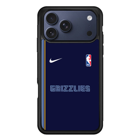 NBA Memphis Grizzlies Navy Nike iPhone 17 Pro Max Case - Altracase