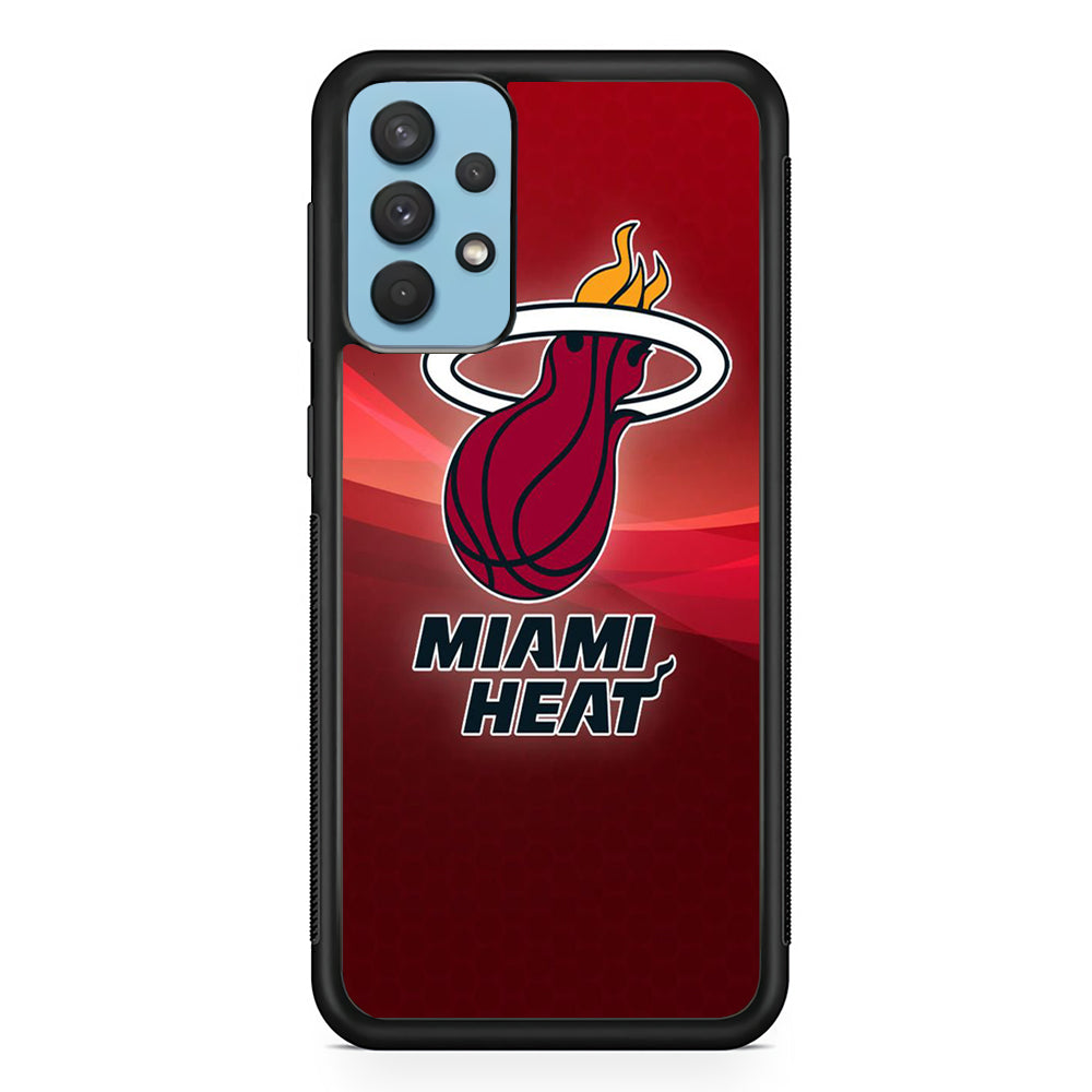 NBA Miami Heat Basketball 001 Samsung Galaxy A32 Case