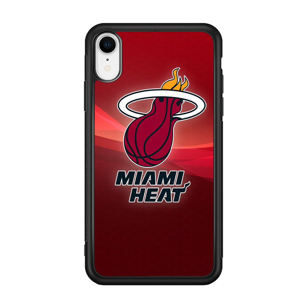 NBA Miami Heat Basketball 001 iPhone XR Case