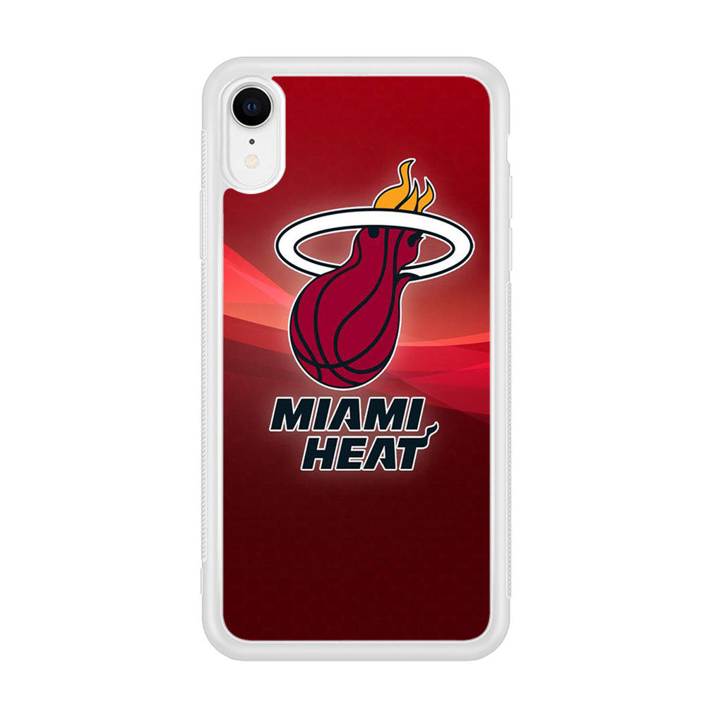 NBA Miami Heat Basketball 001 iPhone XR Case