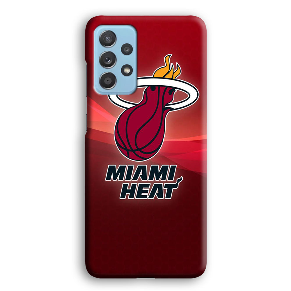 NBA Miami Heat Basketball 001 Samsung Galaxy A52 Case