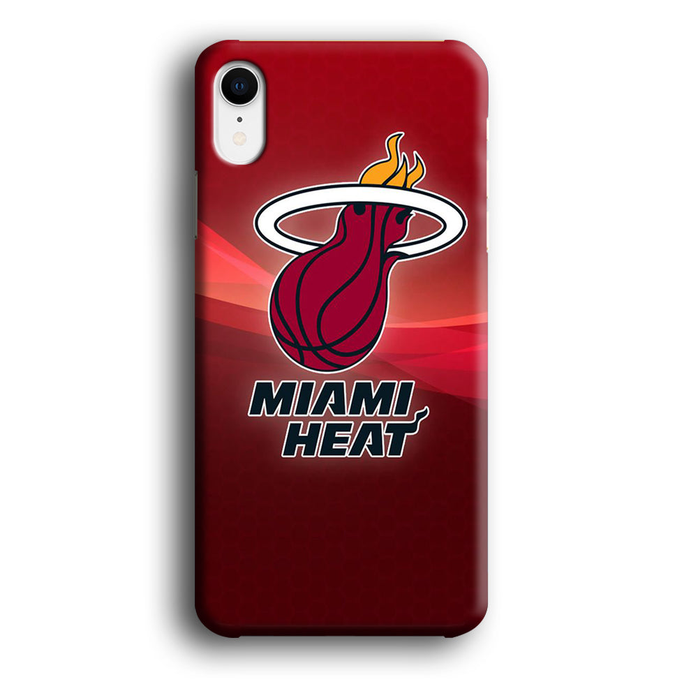 NBA Miami Heat Basketball 001 iPhone XR Case