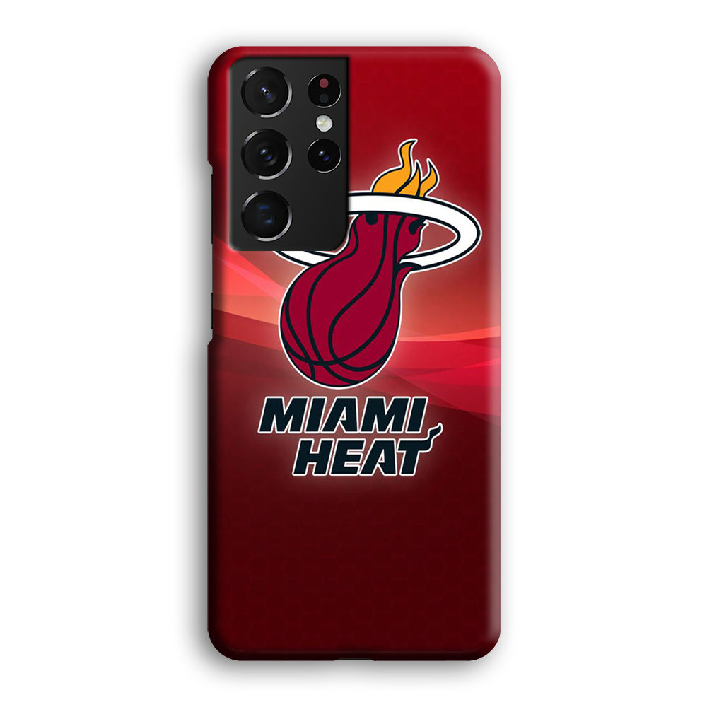 NBA Miami Heat Basketball 001 Samsung Galaxy S21 Ultra Case