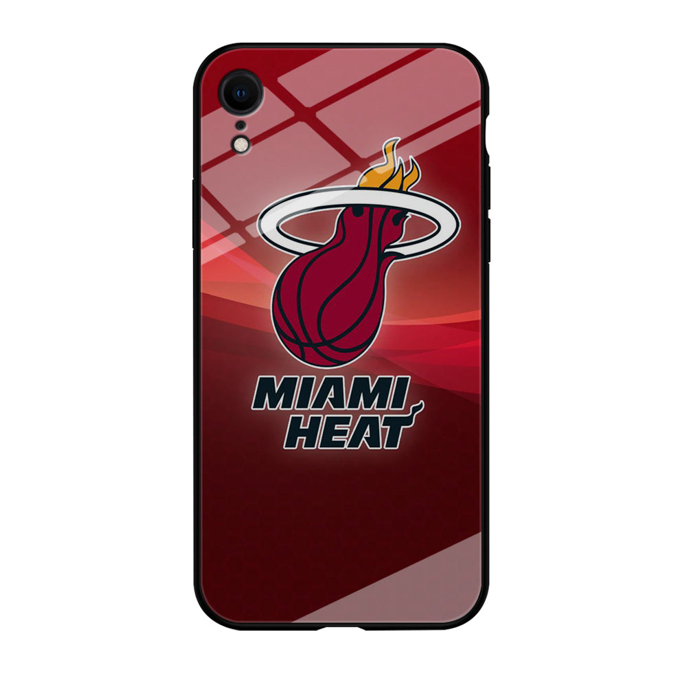 NBA Miami Heat Basketball 001 iPhone XR Case