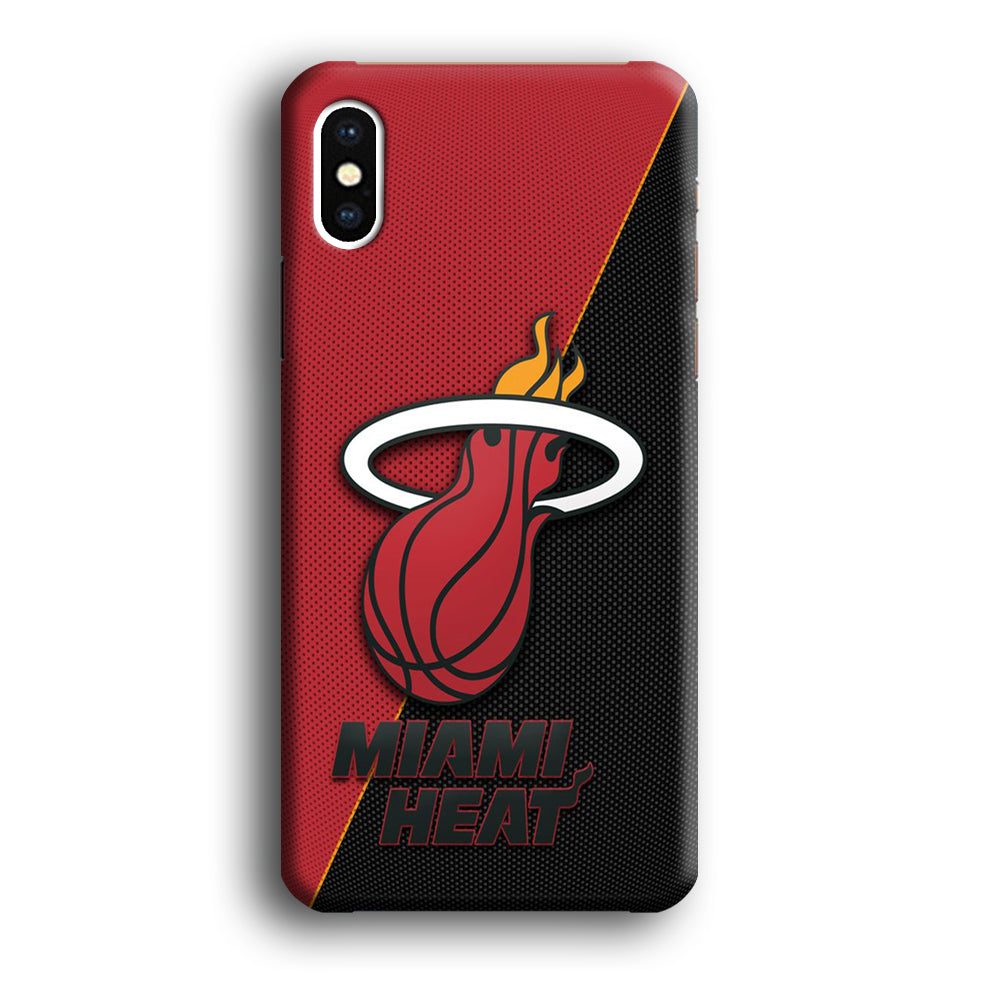 NBA Miami Heat Basketball 002 iPhone X Case