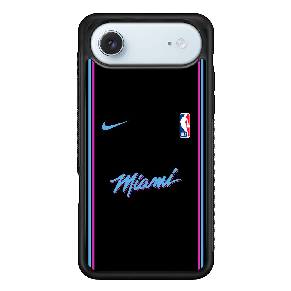 NBA Miami Heat Black Nike iPhone 17 Air Case - Altracase
