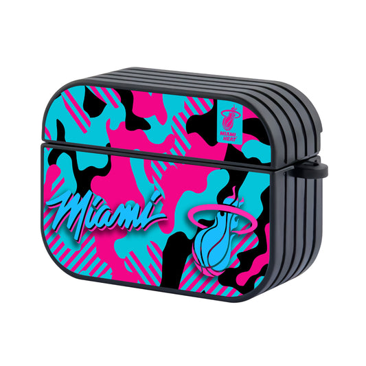 NBA Miami Heat Camouflage of Energy Apple Airpods Pro Case-AirPods Pro Case-Altracase