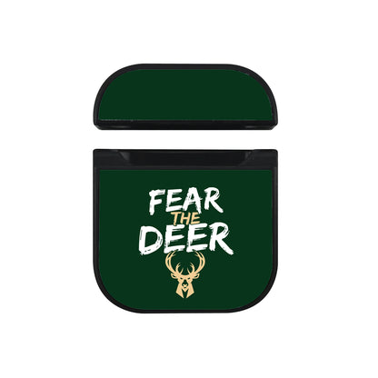 NBA Milwaukee Bucks Fear The Deer Apple AirPods Case-AirPod Case-Black-Altracase