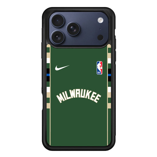 NBA Milwaukee Bucks Green Nike iPhone 17 Pro Max Case - Altracase