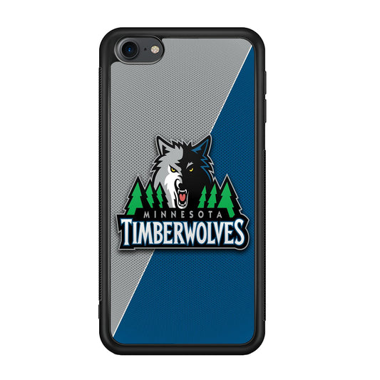 NBA Minnesota Timberwolves Basketball 001 iPod Touch 6 Case-Phone Case-Rubber White (2D Case)-Altracase