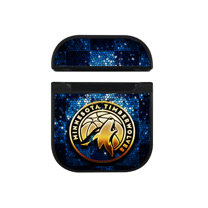 NBA Minnesota Timberwolves Gold Apple AirPods Case-AirPod Case-Black-Altracase