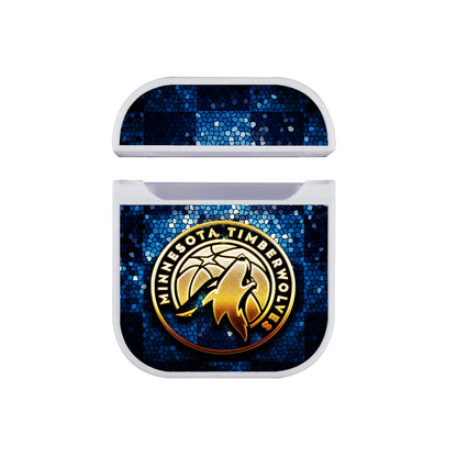 NBA Minnesota Timberwolves Gold Apple AirPods Case-AirPod Case-White-Altracase