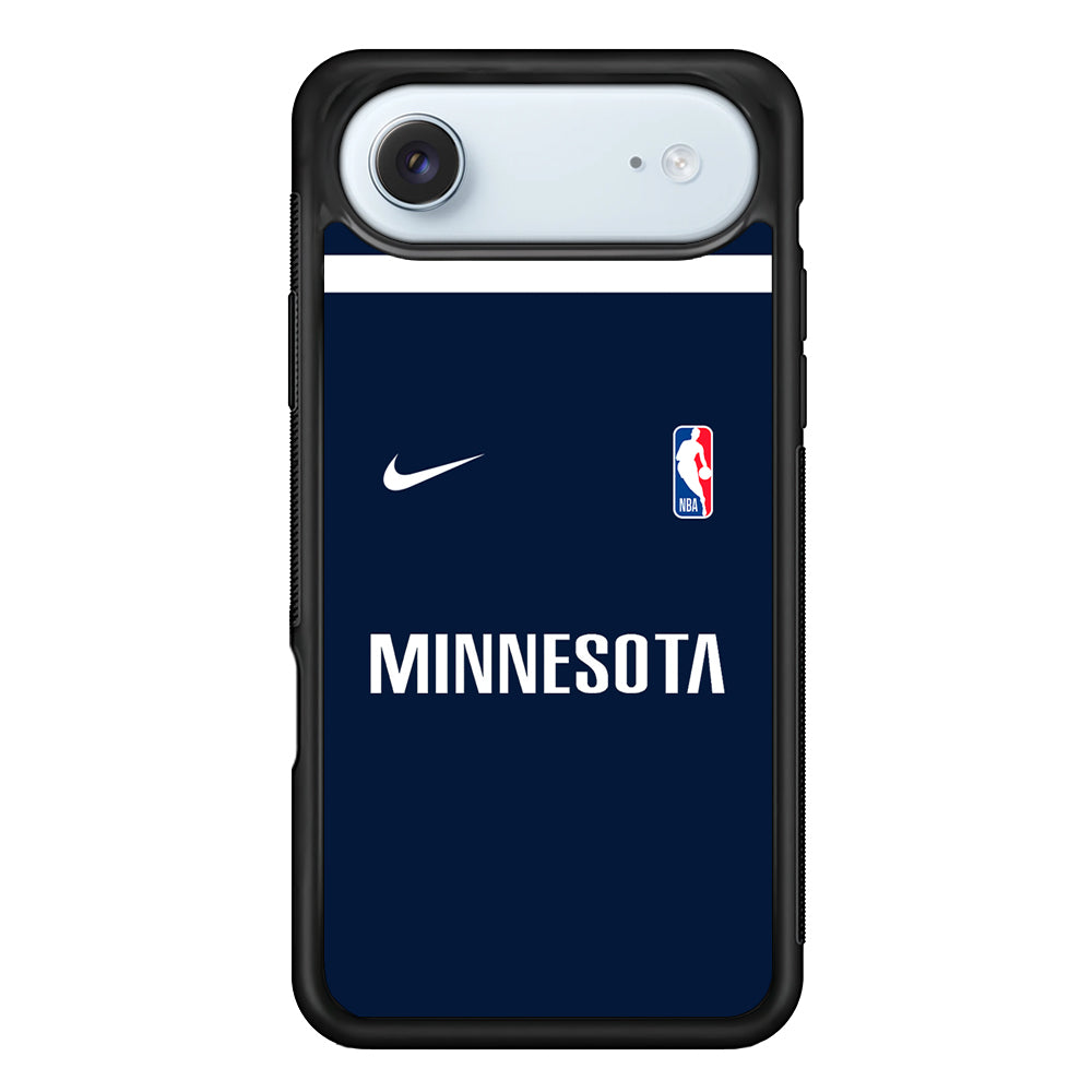 NBA Minnesota Timberwolves Navy Nike iPhone 17 Air Case - Altracase