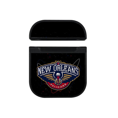 NBA New Orleans Pelicans Abstract Apple AirPods Case-AirPod Case-Black-Altracase