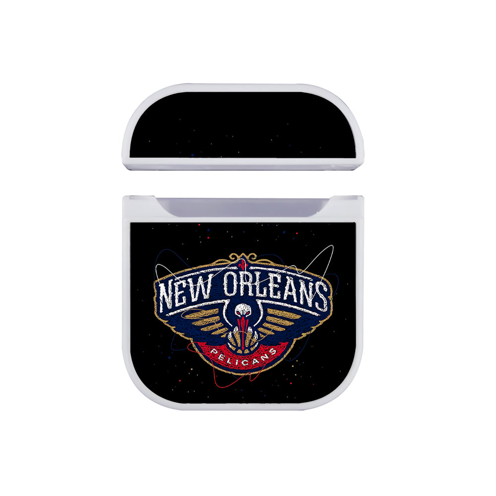 NBA New Orleans Pelicans Abstract Apple AirPods Case-AirPod Case-White-Altracase