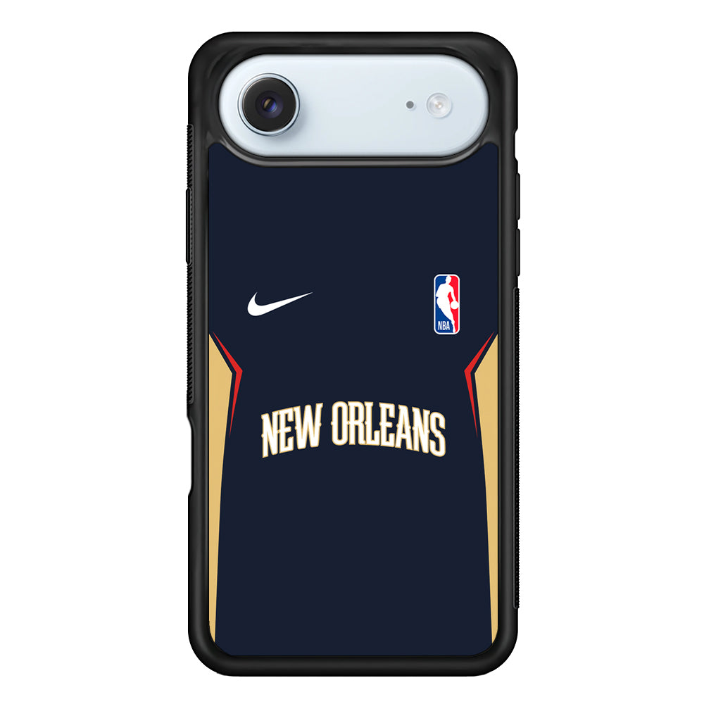 NBA New Orleans Pelicans Navy Nike iPhone 17 Air Case - Altracase
