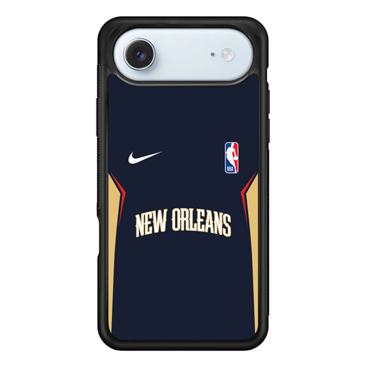 NBA New Orleans Pelicans Navy Nike iPhone 17 Air Case - Altracase