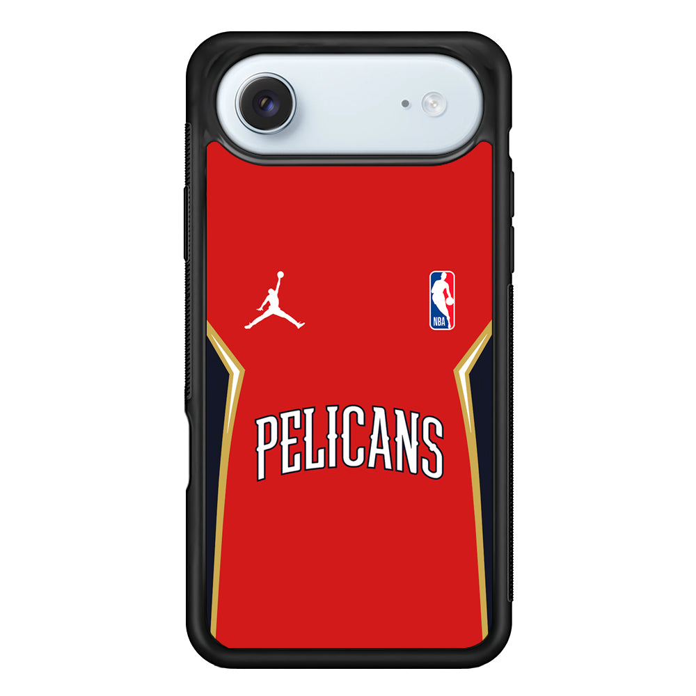 NBA New Orleans Pelicans Red Jordan iPhone 17 Air Case - Altracase