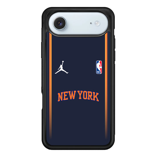 NBA New York Knicks Navy Jordan iPhone 17 Air Case - Altracase