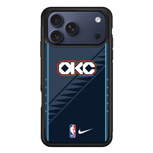 NBA Oklahoma City Thunder Navy Nike iPhone 17 Pro Case - Altracase