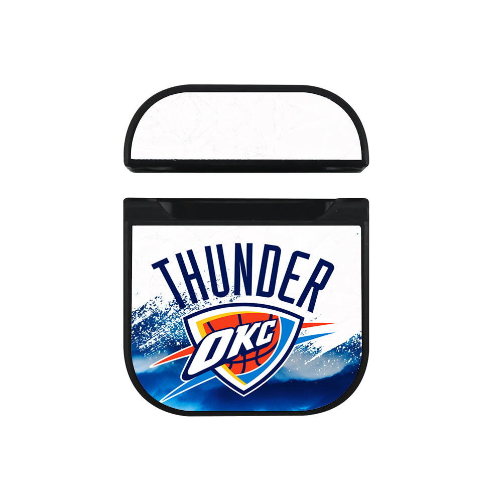 NBA Oklahoma City Thunder Team Apple AirPods Case-AirPod Case-Black-Altracase