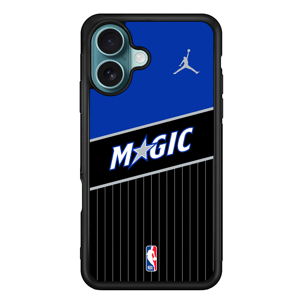 NBA Orlando Magic Black Jordan iPhone 16 Case - Altracase
