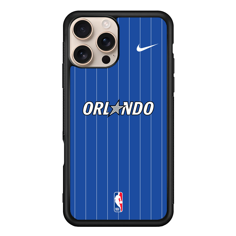 NBA Orlando Magic Blue Nike iPhone 16 Pro Case - Altracase