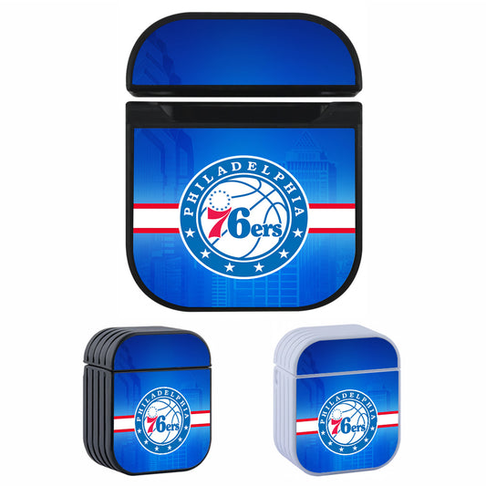 NBA Philadelphia 76ers Bluish Shadow Apple AirPods Case-AirPod Case-Altracase