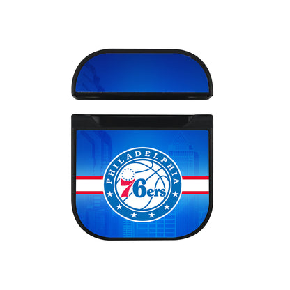 NBA Philadelphia 76ers Bluish Shadow Apple AirPods Case-AirPod Case-Black-Altracase