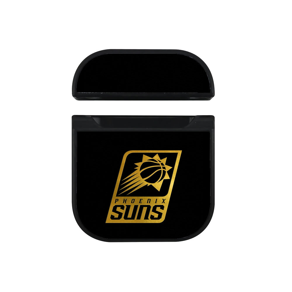 NBA Phoenix Suns Gold Logo Apple AirPods Case-AirPod Case-Black-Altracase