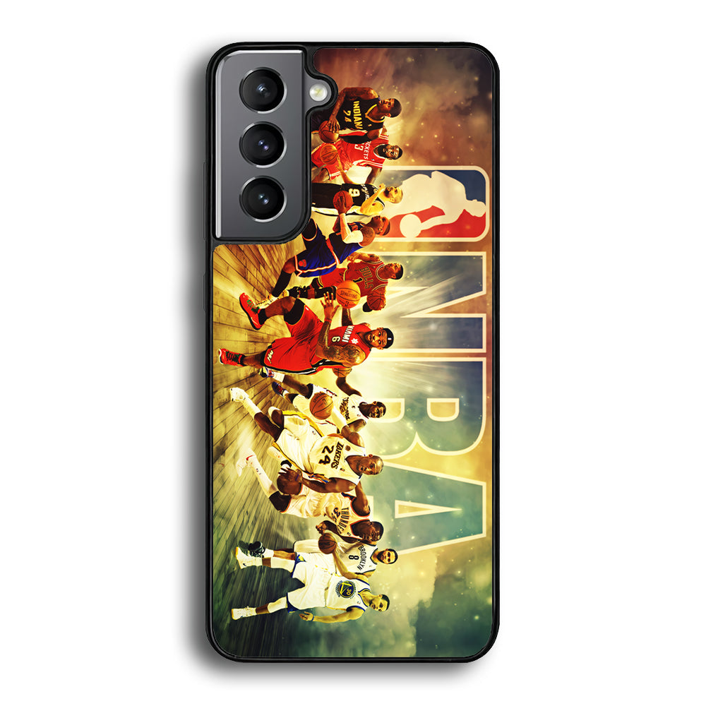 NBA Players Stars Samsung Galaxy S24 Case-Phone Case-Rubber Black (2D Case)-Altracase