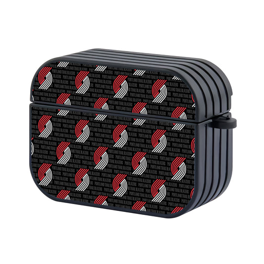 NBA Portland Trail Blazers Pattern Apple Airpods Pro Case-AirPods Pro Case-Altracase
