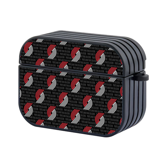 NBA Portland Trail Blazers Pattern Apple Airpods Pro 2 Case-Airpods Pro 2 Case-Altracase