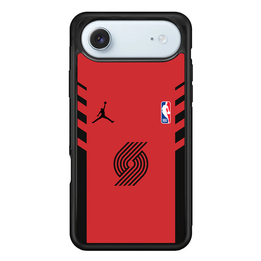 NBA Portland Trail Blazers Red Jordan iPhone 17 Air Case - Altracase