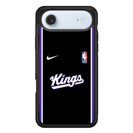 NBA Sacramento Kings Black Nike iPhone 17 Air Case - Altracase