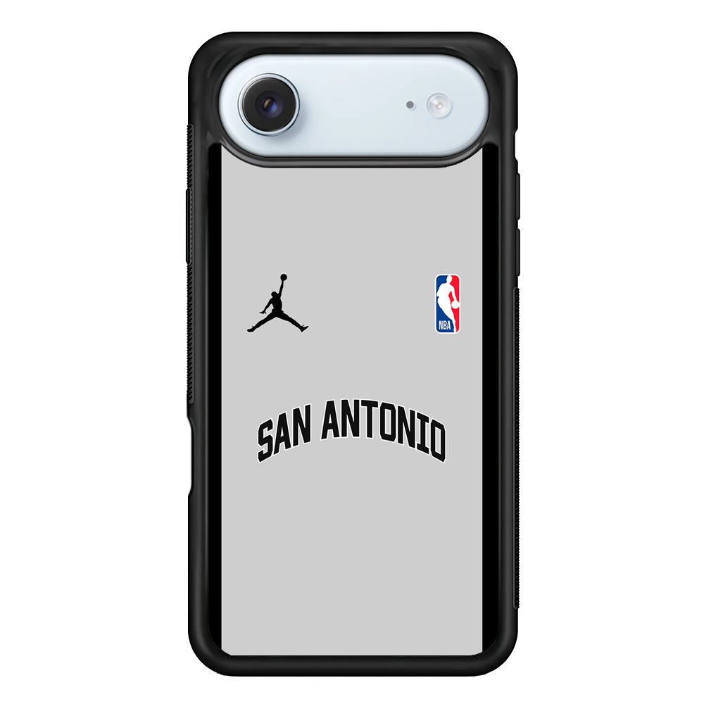 NBA San Antonio Spurs Gray Jordan iPhone 17 Air Case - Altracase