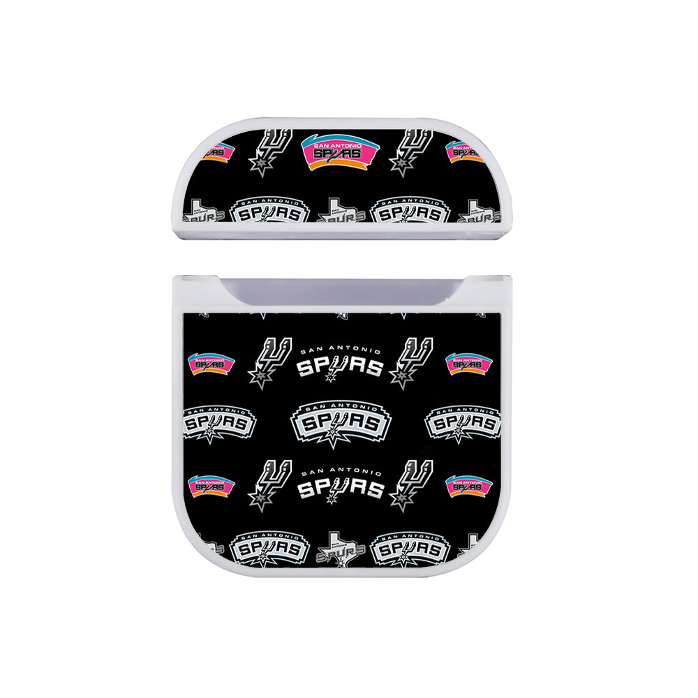 NBA San Antonio Spurs Pattern Apple AirPods Case-AirPod Case-White-Altracase