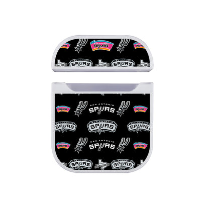 NBA San Antonio Spurs Pattern Apple AirPods Case-AirPod Case-White-Altracase
