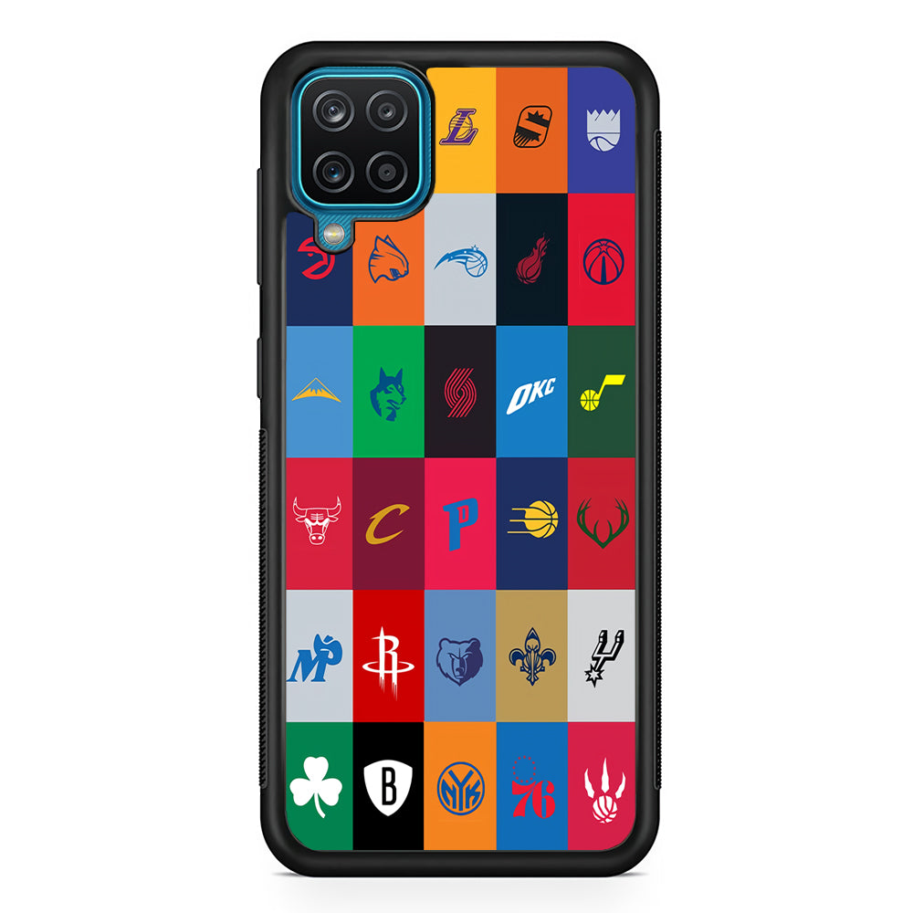 NBA Team Logos Samsung Galaxy A12 Case