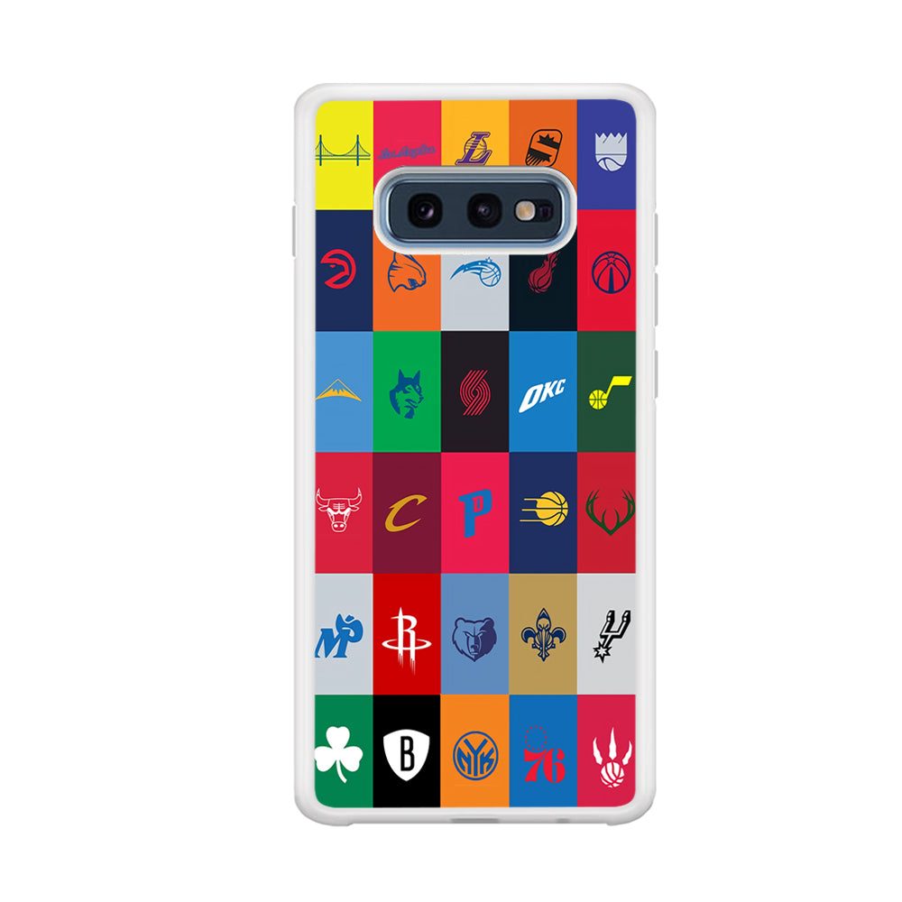 NBA Team Logos Samsung Galaxy S10E Case