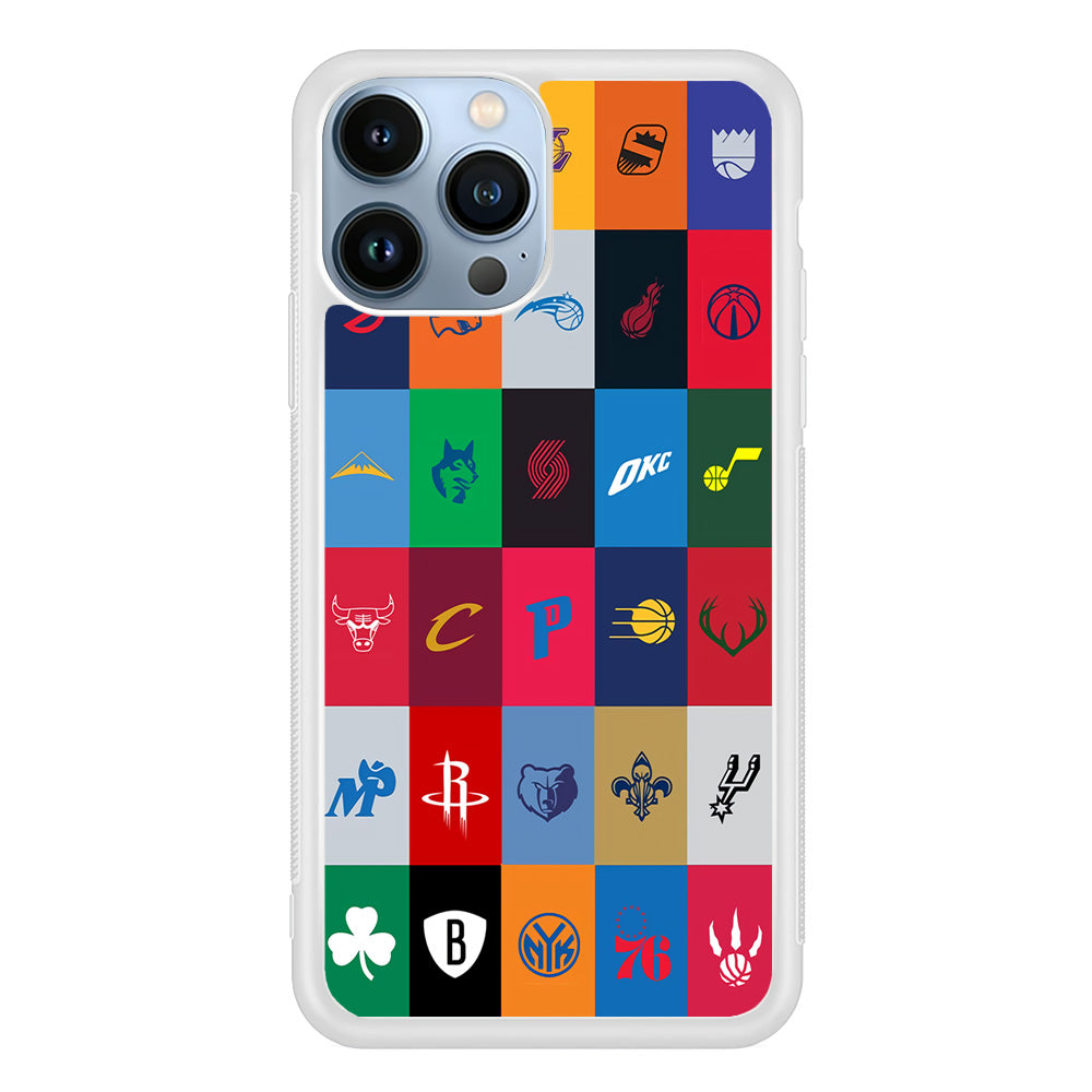 NBA Team Logos iPhone 14 Pro Max Case