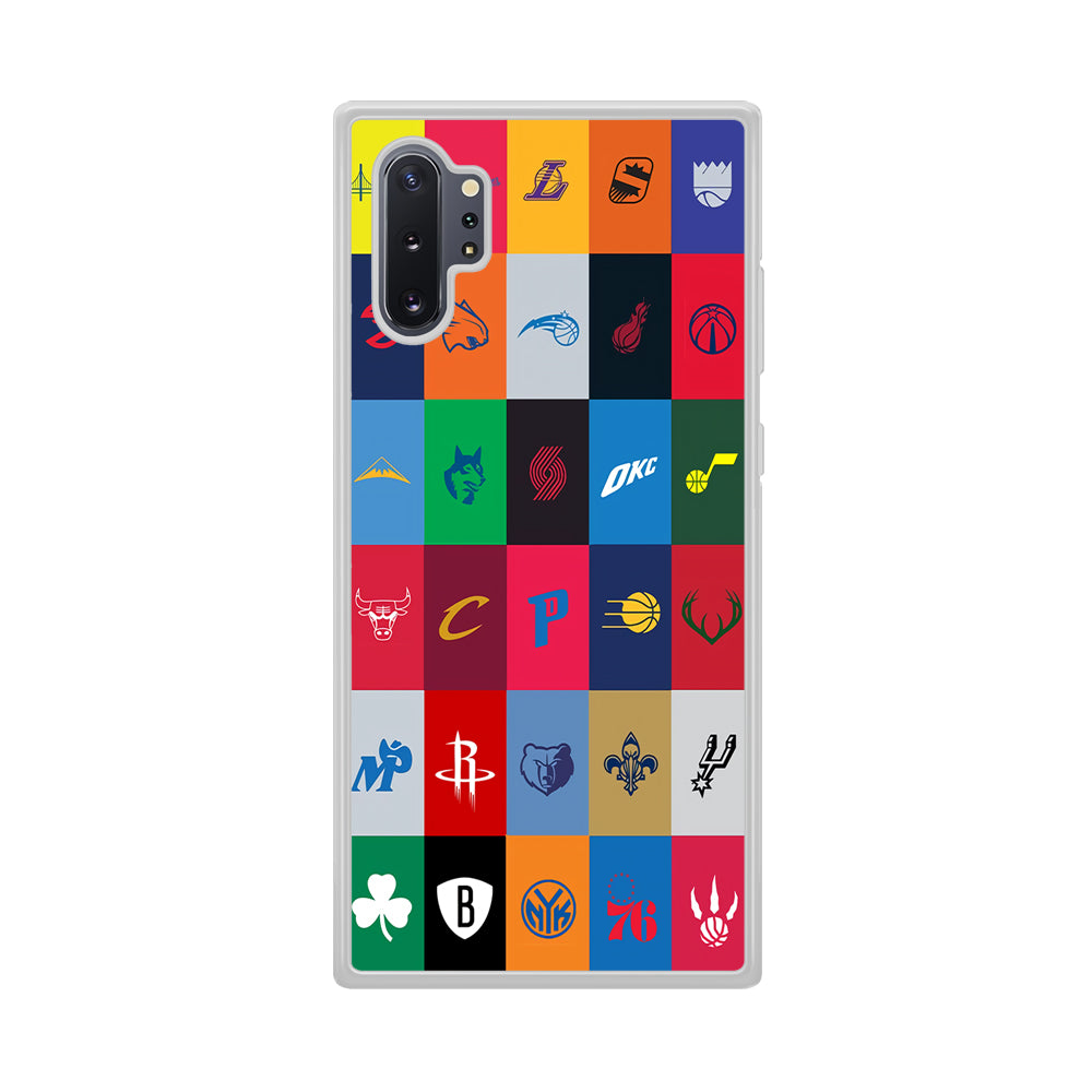 NBA Team Logos Samsung Galaxy Note 10 Plus Case