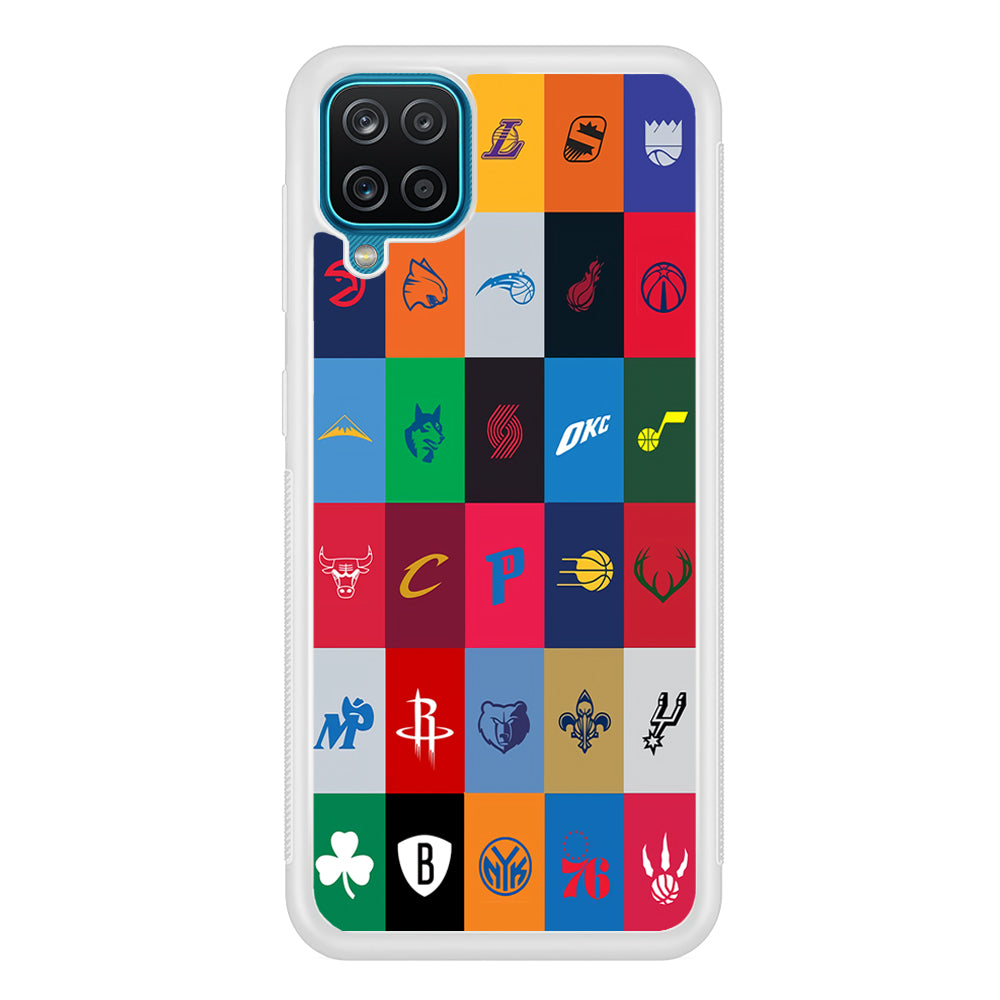 NBA Team Logos Samsung Galaxy A12 Case